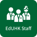 Staff button: Click here to sign in with your EdUHK staff username and password